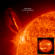 Illustration for article titled What a Giant Solar Flare Would Look Like Next to Earth